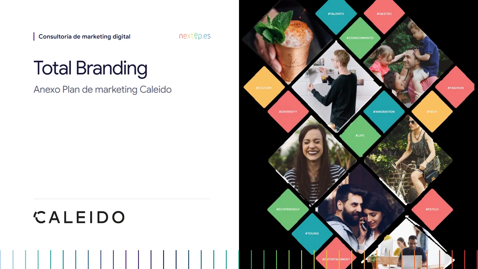 Espacio Caleido: portada del anexo Total Branding
