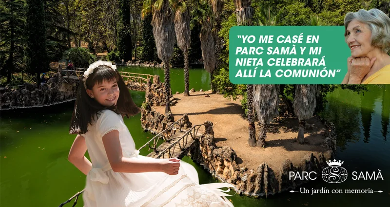 Parc Samà: anuncio en redes sociales de eventos y comuniones