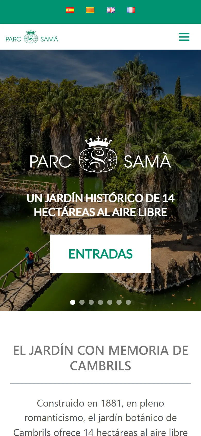Parc Samà: parcsama.es en el móvil