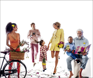 Porto Pi: anuncio de display "Family shopping" de la campaña en inglés