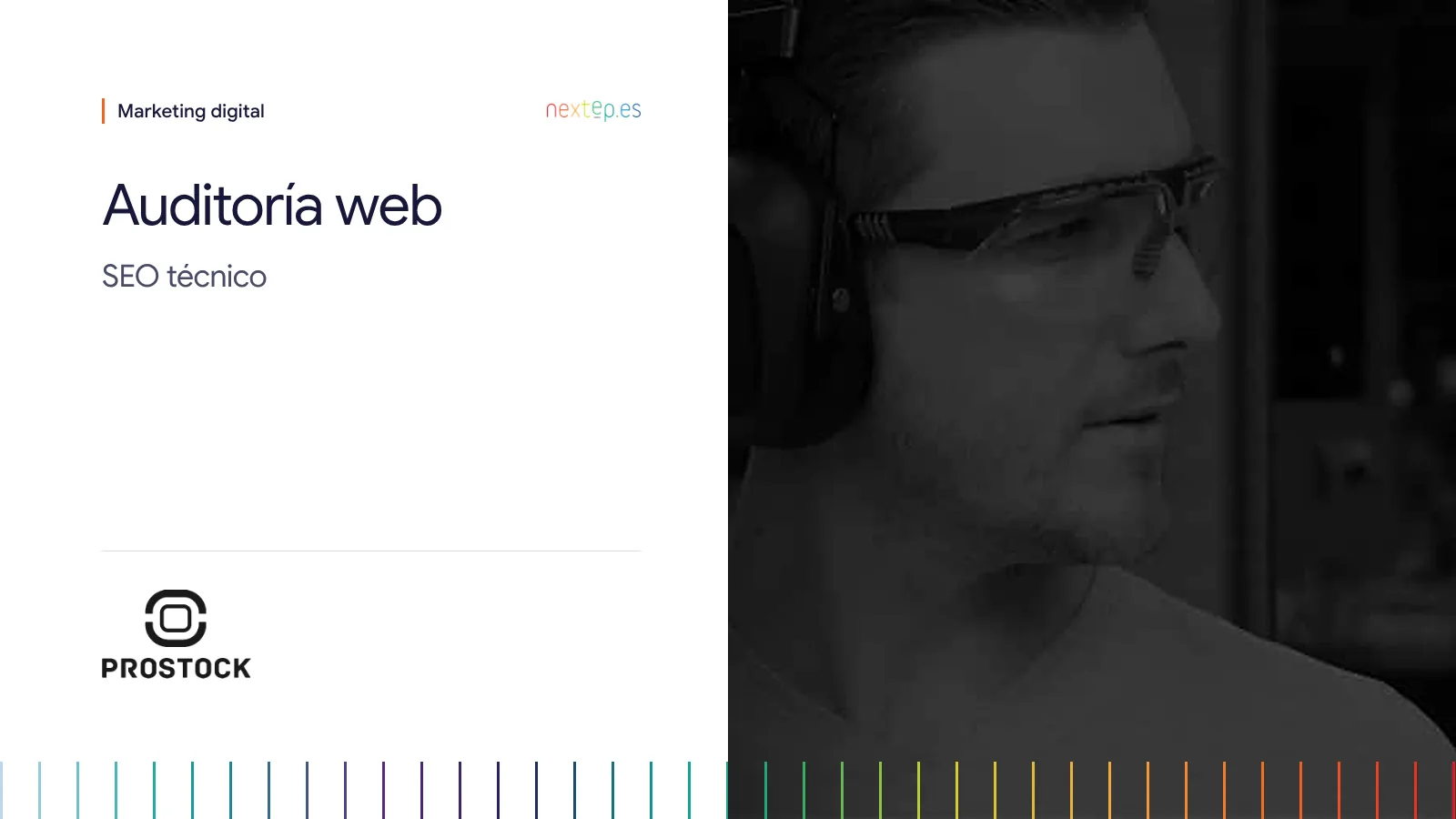 Prostock: portada de la auditoría web de SEO técnico