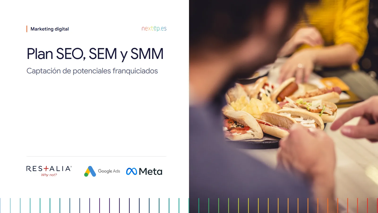 Restalia: portada del plan SEO, SEM y SMM para la captación de potenciales franquiciados