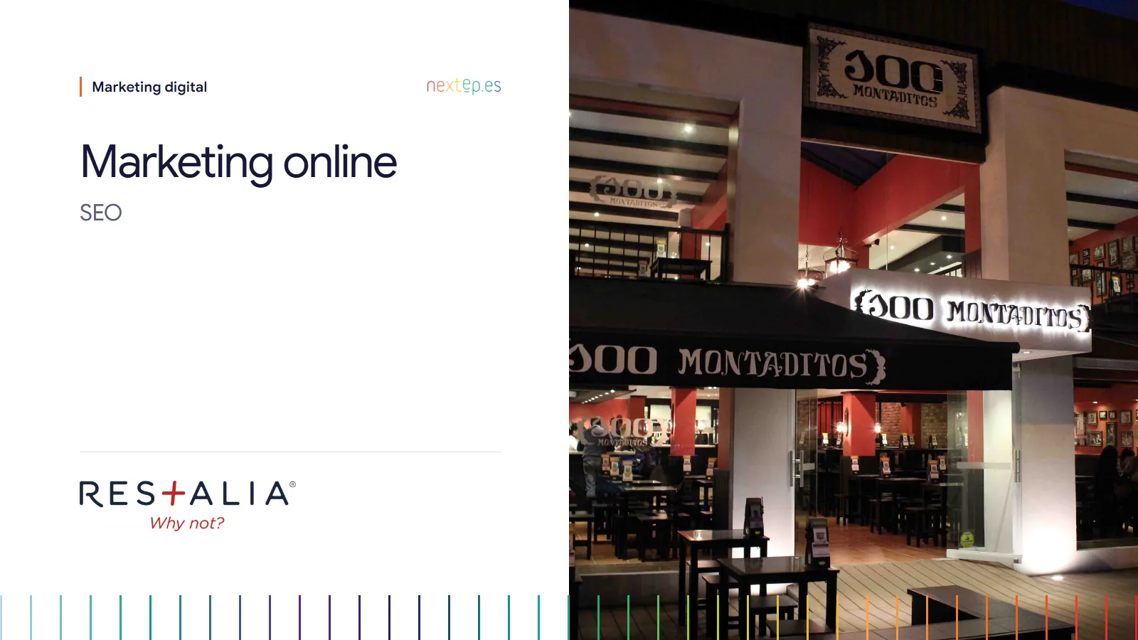 Restalia: portada de marketing online y SEO