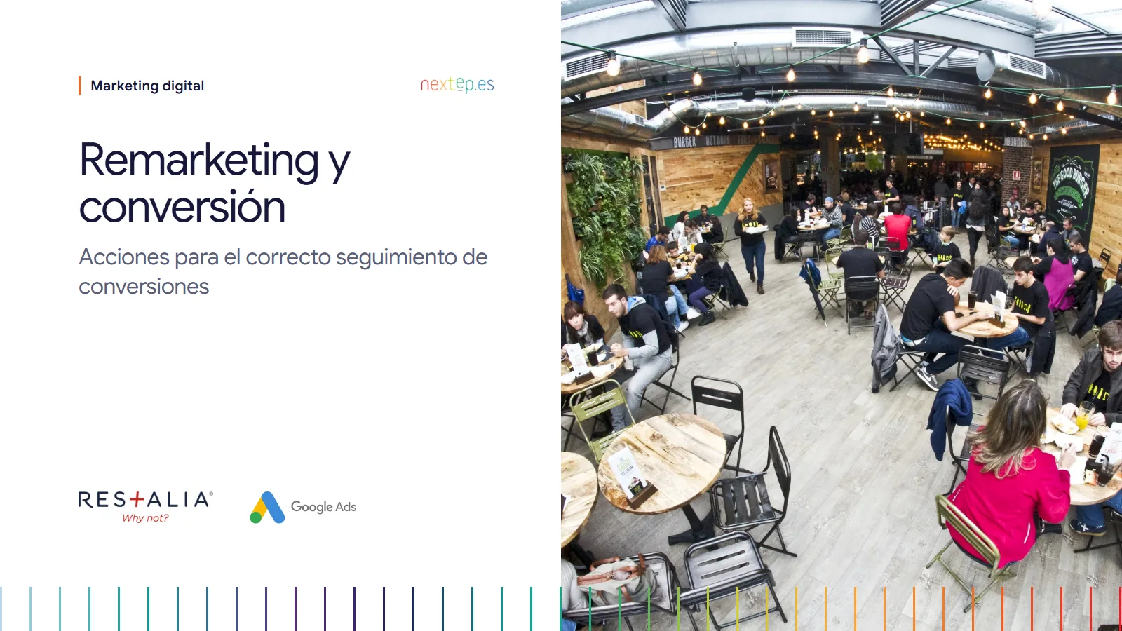 Restalia: portada de remarketing y conversión