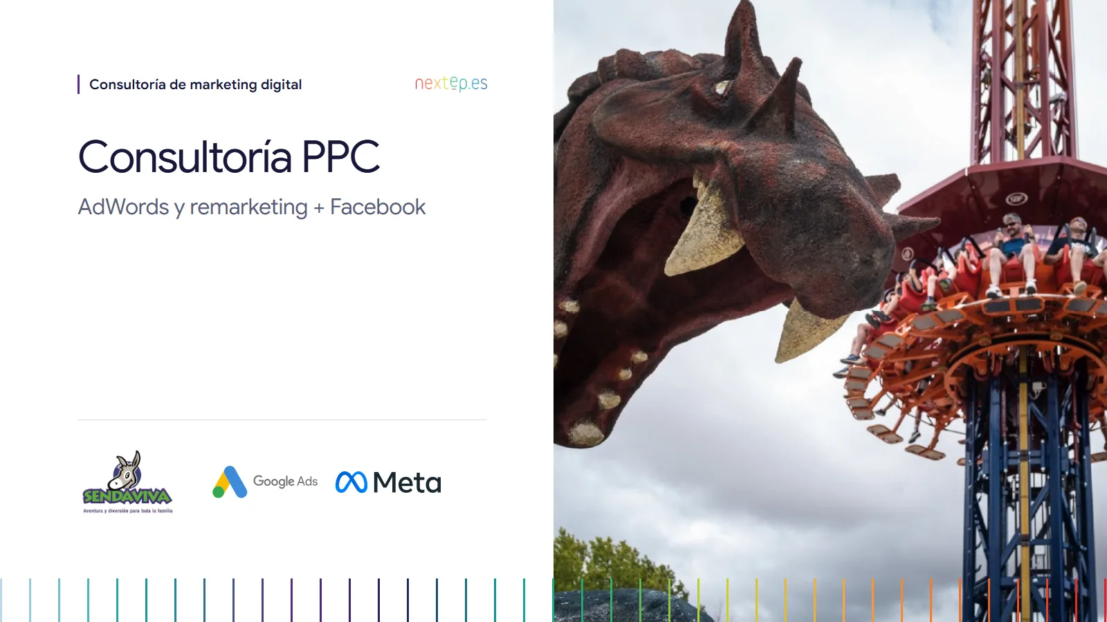 Sendaviva: portada de la consultoría PPC de AdWords, remarketing y Facebook