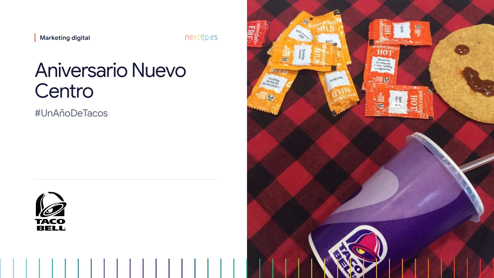 Taco Bell España: portada de la acción de aniversario en Nuevo Centro