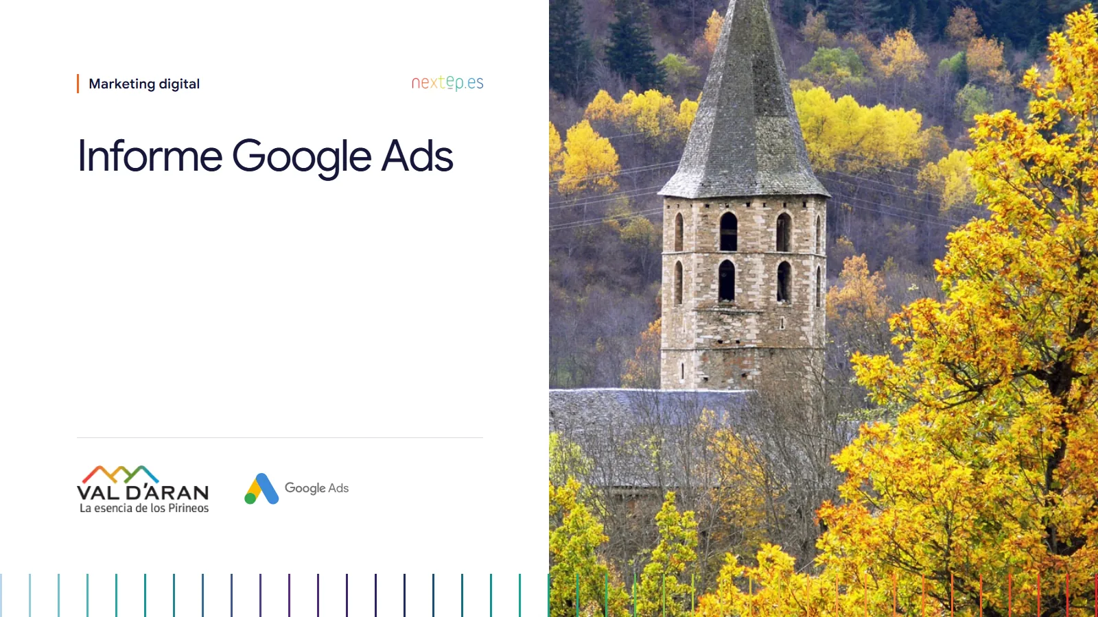 Val d'Aran: portada del informe de Google Ads